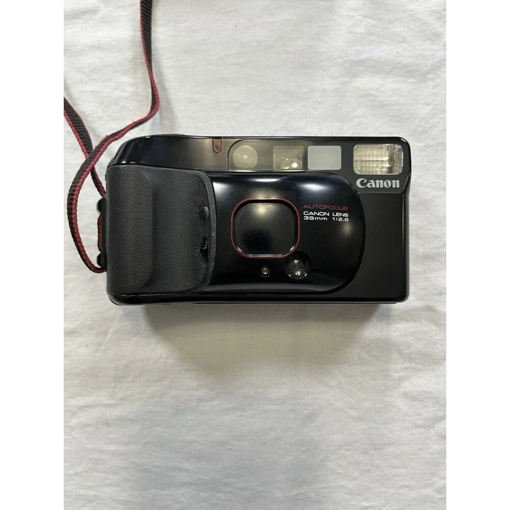 Canon Sure Shot Supreme Autoboy 3 35mm Film Camera 38mm f/2.8 Lens - TESTED